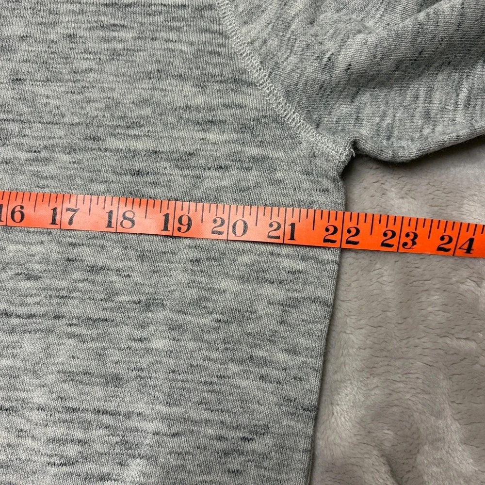 J Crew Heather Gray Crewneck Sweatshirt Mens L Cotton Pullover Preppy Minimalist